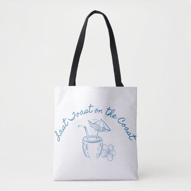 Tote Bag Dernier Toast sur la Côte Design pour l'Enterremen (Devant)