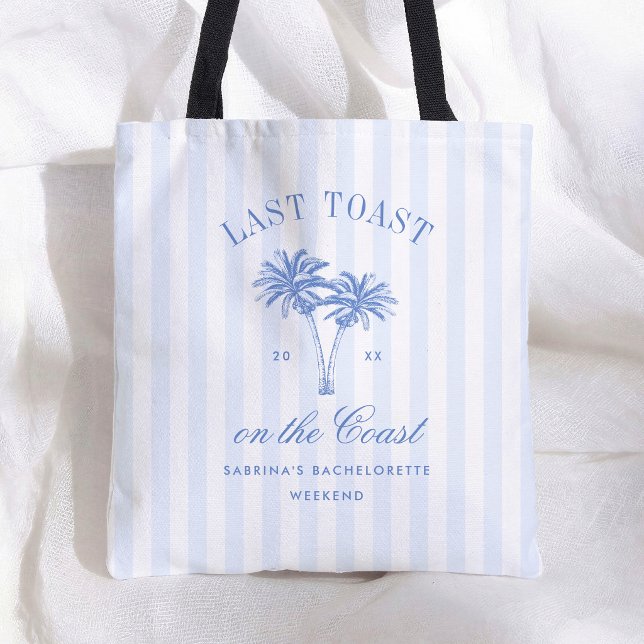 Tote Bag Dernier Toast Sur La Côte Week-end Enterrement de  (Créateur téléchargé)