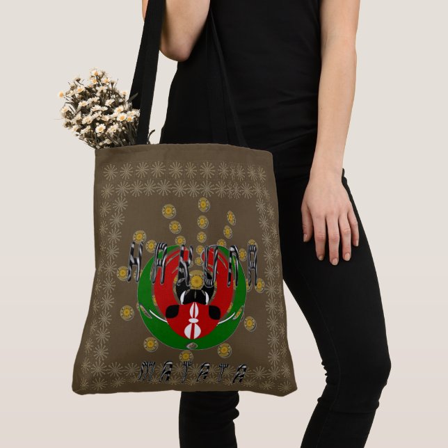 Tote Bag Dernière belle impression africaine Zebra (De près)