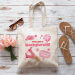 Tote Bag Dernière Disco Rodéo Bachelorette Party Favoriser<br><div class="desc">Placez vos cadeaux de fin de semaine de fête de mariée et de bachelorette dans ce sac fourre-tout amusant à thème rodéo. Parfait pour une soirée Nash bash à Nashville ou toute soirée de bachelorette sur le thème du rodéo.</div>