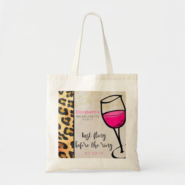 Tote Bag Dernière Fling Avant La Bachelorette De La Ring (Devant)
