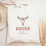 Tote Bag Dernière mariée de Rodéo Cowgirl du désert<br><div class="desc">Un design amusant de cowgirl aux couleurs marron et beige</div>