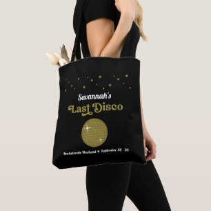 Tote Bag Dernière mariée disco enterrement de vie de jeune