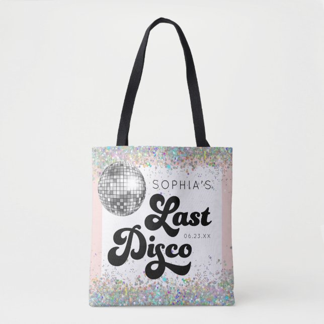 Tote Bag Dernière soirée de bachelorette Disco (Devant)