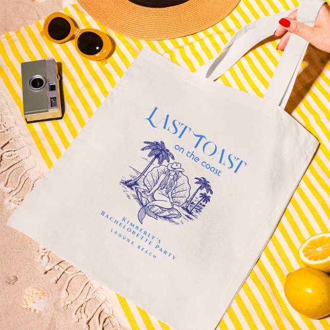 Tote Bag Dernière Toast de Cowgirl Sirène Fête de Bachelore (Créateur téléchargé)