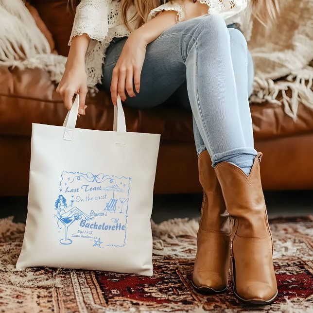 Tote Bag Dernière Toast sur la Côte Enterrement de Vie de J (Créateur téléchargé)