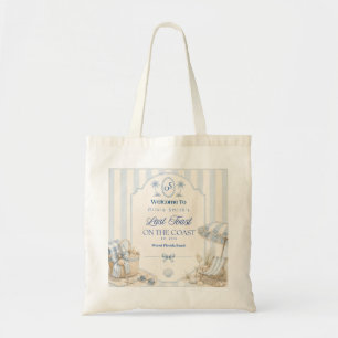 Tote Bag Dernière Toast sur la Plage Côtière Bleue Enterrem