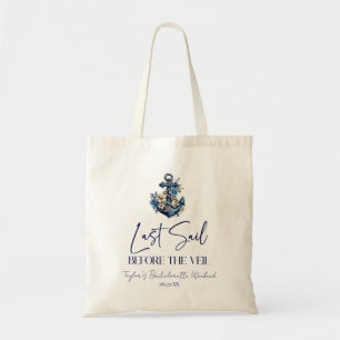 Tote Bag Dernière voile avant la fête de weekend de Bachelo