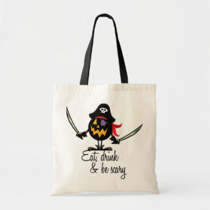 Tote Bag Des bonbons ou un sort de Halloween de pirate