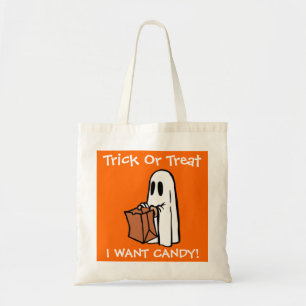 Tote Bag Des bonbons ou un sort de Halloween je veux le