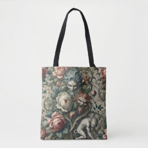 Tote Bag Des étrangers dans le parc à la nuit - gothique vi