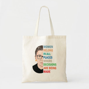 Tote Bag Des Femmes Dans Tous Les Endroits Ruth Bader Ginsb