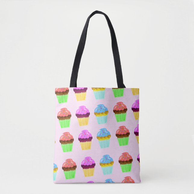 Tote Bag Des gâteaux pour le bonheur (Devant)