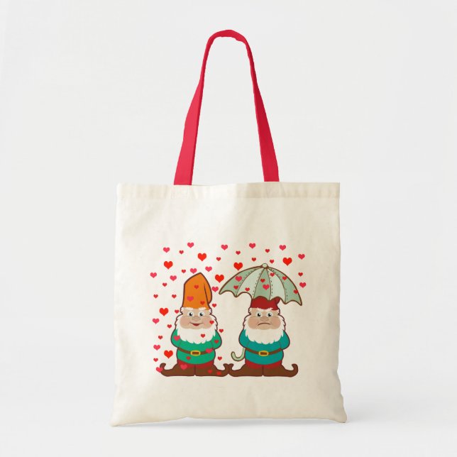 Tote Bag Des Gnomes heureux et grincheux (Devant)