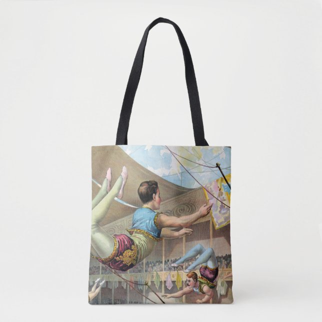 Tote Bag Des Hommes acrobates Interprétant Un Cirque (Devant)