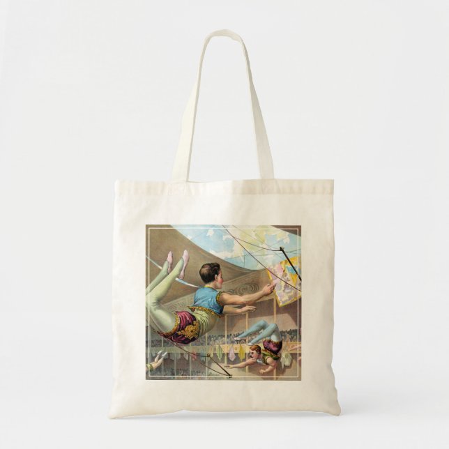 Tote Bag Des Hommes acrobates Interprétant Un Cirque (Devant)