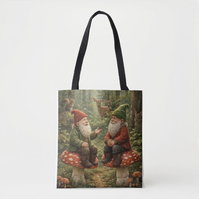 Tote Bag Des lutins en train de discuter (Devant)