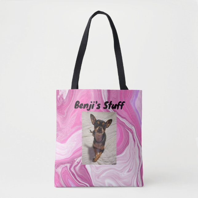 Tote Bag Des trucs pour animaux de compagnie personnalisés  (Devant)