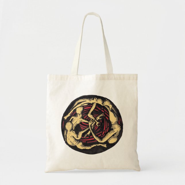 Tote Bag Descente en spirale (Devant)