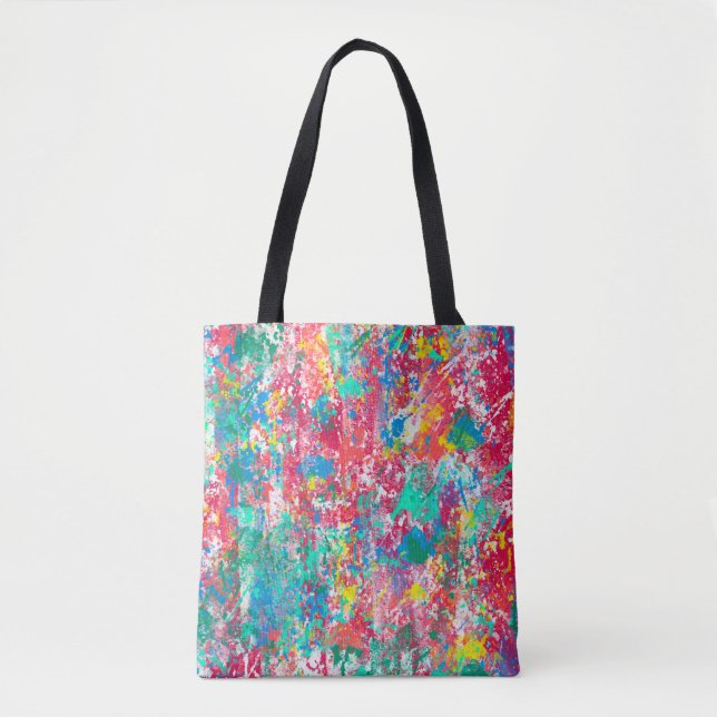 Tote Bag desi de tissu d'illustration numérique abstraite t (Devant)