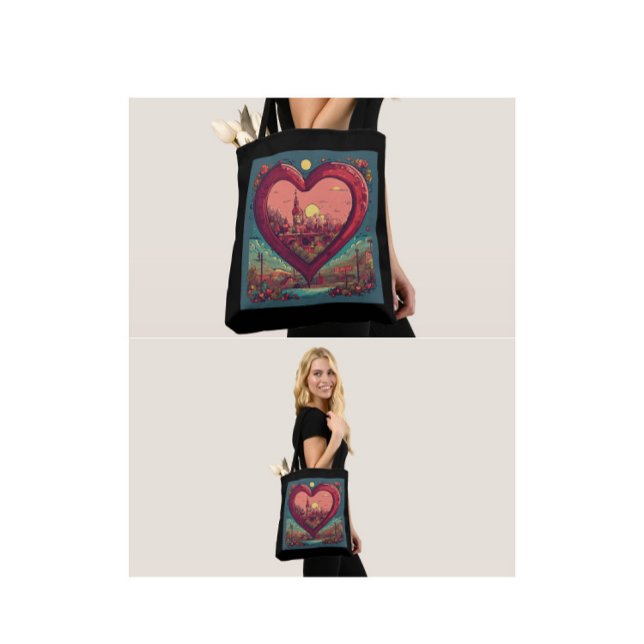 Tote Bag Design cardiaque (                Tote bag)