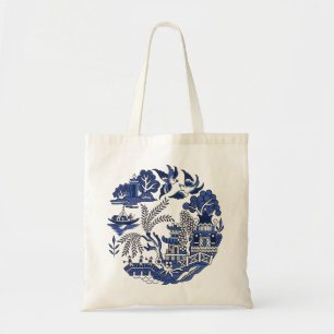 Tote Bag Design classique de la Chine de saule bleu
