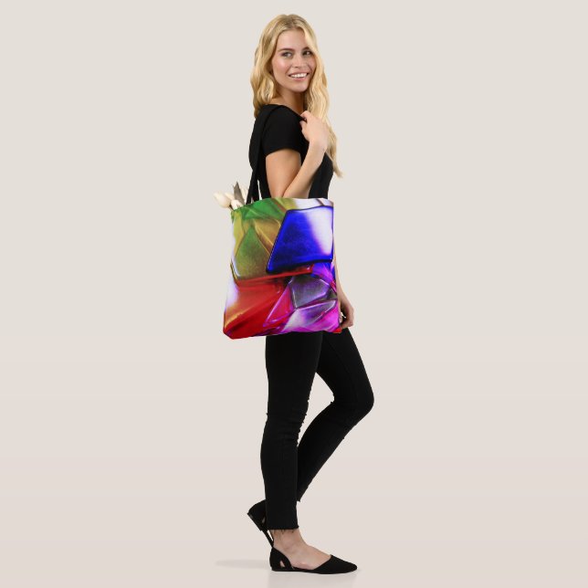 Tote Bag Design coloré (Sur le modèle)