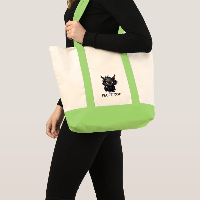 Tote Bag Design de chat noir bébé - Impulse Fourre-tout (Devant (produit))