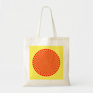 Tote Bag Design de Hearts Mandala