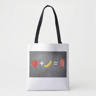 Tote Bag Design de style de vie sain