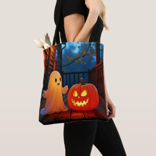 Tote Bag Design éffrayant d'Halloween brillant
