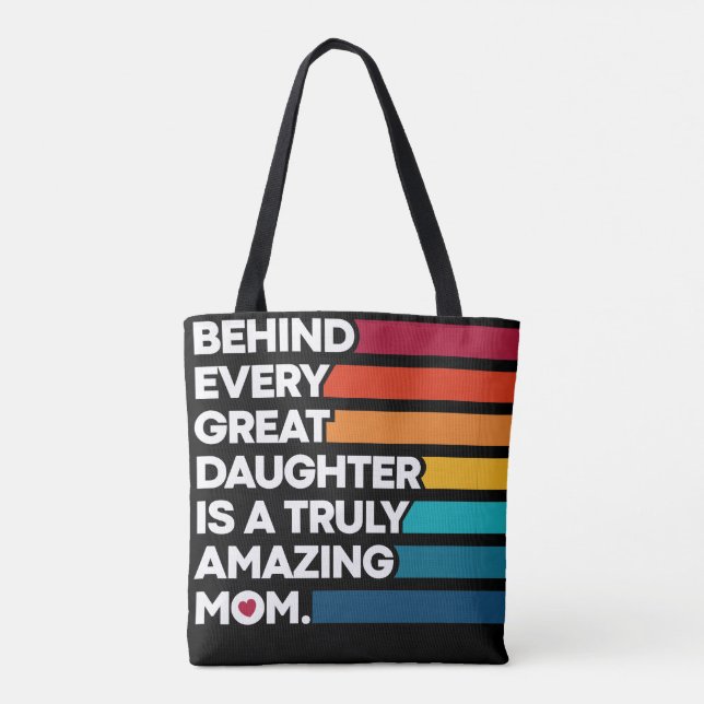 Tote Bag Design élégant pour la Journée des mamans (Dos)