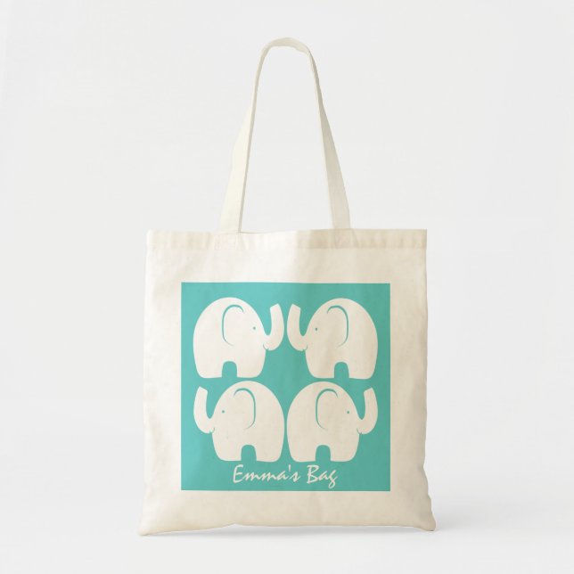Tote Bag Design éléphant (Devant)