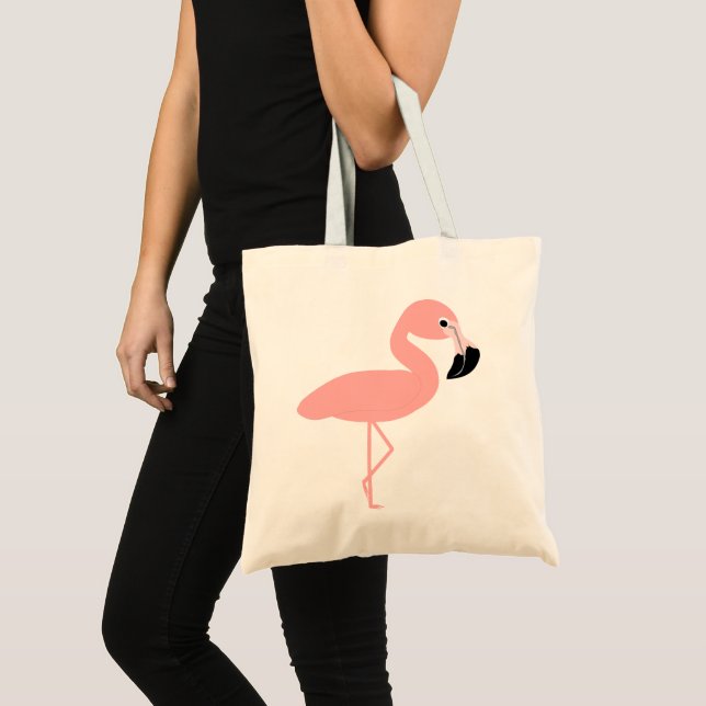Tote Bag Design Flamant Rose (Devant (produit))