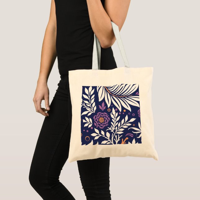 Tote Bag Design floral 22 (Devant (produit))