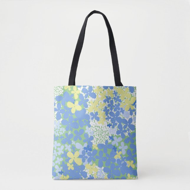 Tote Bag Design floral fleur sauvage (Devant)