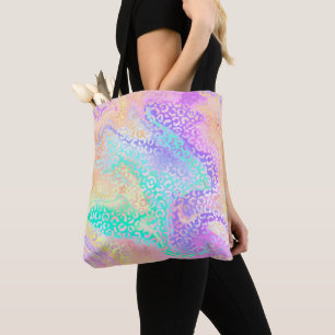 Tote Bag Design Iridescendant Leopard Series 3