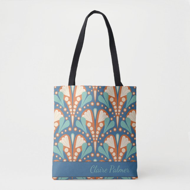Tote Bag Design moderne et tendance avec style boho (Devant)