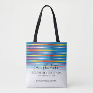 Tote Bag Design moderne minimaliste coloré
