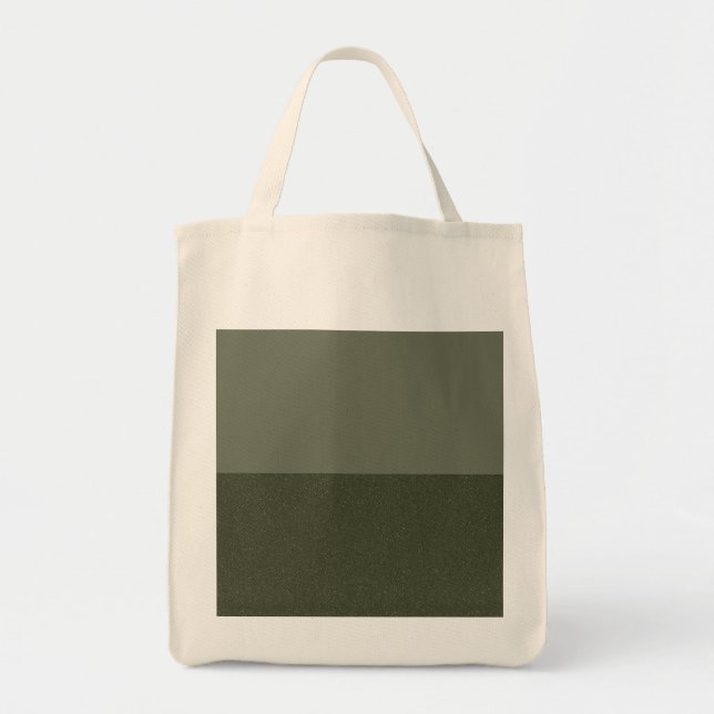 Tote Bag Design moderne Moss Green Split Fourre-tout - Pers (Devant)