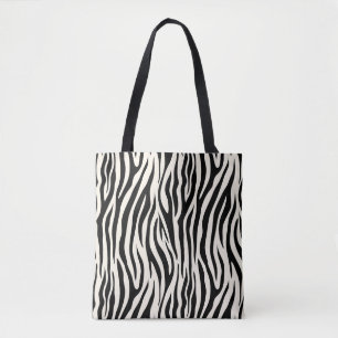 Tote Bag Design moderne Zebra Print Safari Motif animal