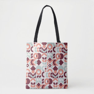 Tote Bag Design motif scandinave. Retro moderne simple b