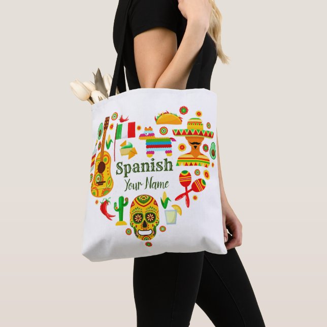 Tote Bag Design personnalisé espagnol / Mexique (De près)
