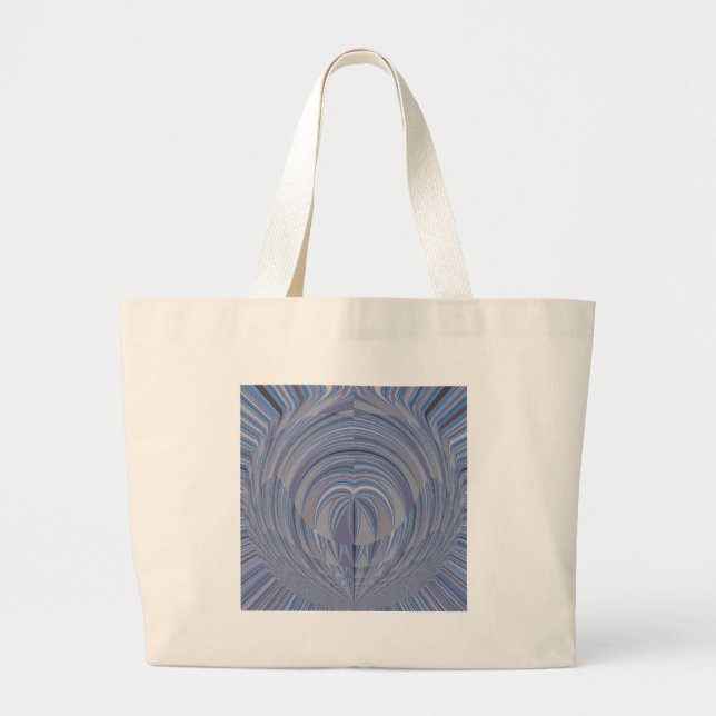 Tote Bag Design sans couture du grand coeur (Devant)