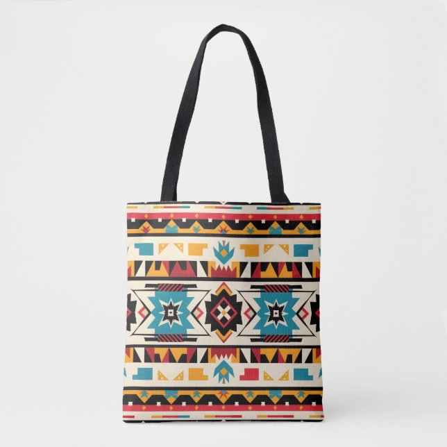 Tote Bag Design tribal Aztec (Devant)