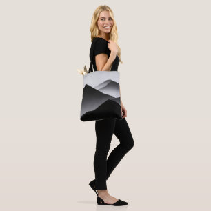Tote Bag design unique noir et blanc