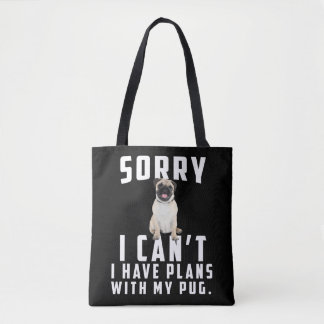 Tote Bag désolé je ne peux pas avoir de plans avec mon carl