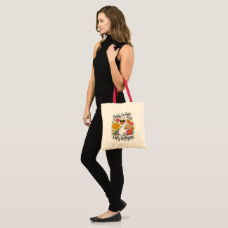 Tote Bag Désolée pour le retard, j'ai lambiné - Oie ridicul