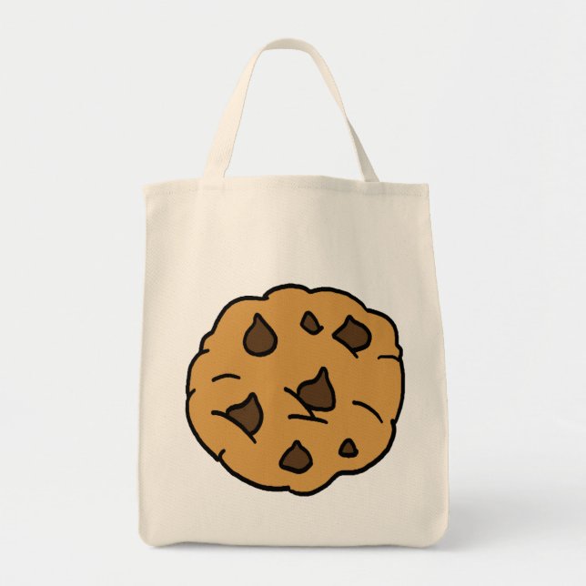 Tote Bag Dessert ÉNORME de gâteau aux pépites de chocolat (Devant)