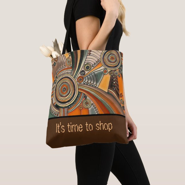 Tote Bag Dessin à la main par EDDArt - Réflexions 1 (De près)